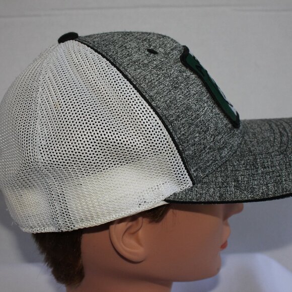 Ariat Men's Flexfit 110 Mexican Flag Gray Trucker Hat Cap One Size Snapback - Picture 5 of 12